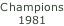 Champions 1981